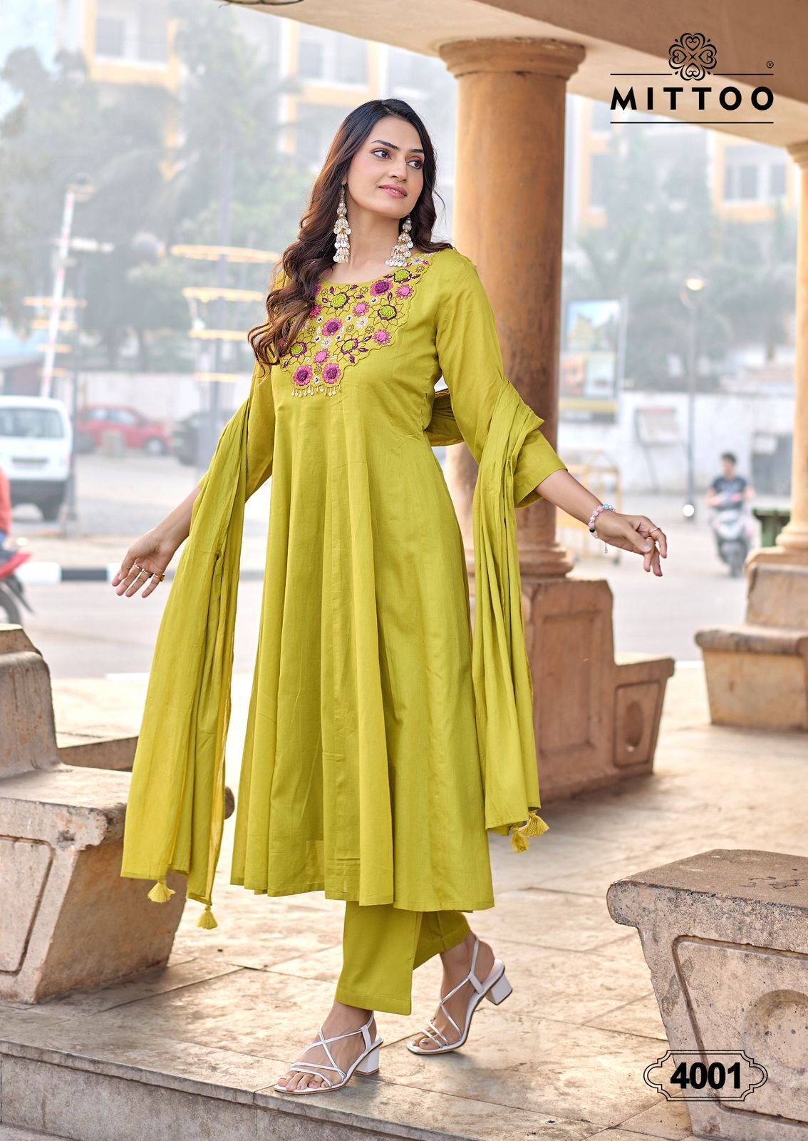 Nazira By MITTOO 4001 To 4004 Series Beautiful Festive Suits Colorful Stylish Fancy Mull cotton readymade dresses At Wholesale Price